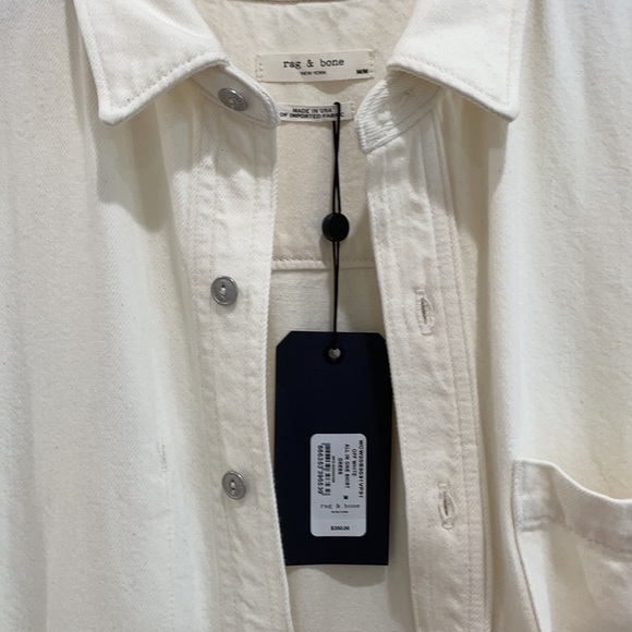 Rag & Bone shirt dress off white NWT - Picture 2 of 6